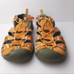 Keen Whisper Sandal Hiking Water Shoe Orange 9.5